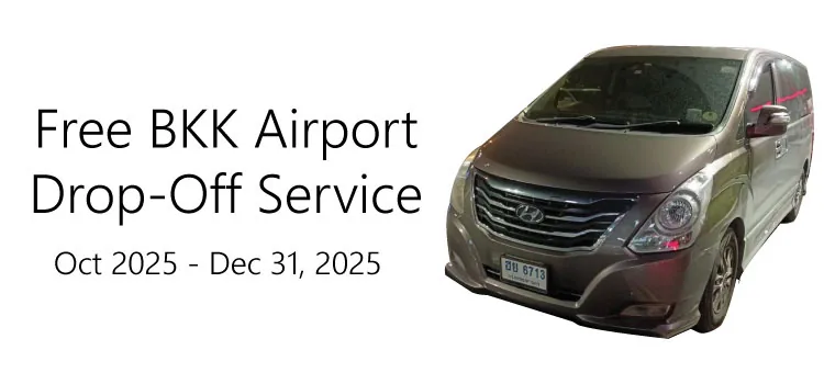 Free BKK airport drop-off at Herma Hotel