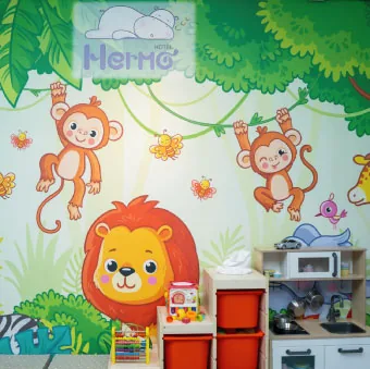 Kids Play Room at Herma Hotel