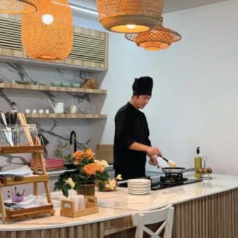 Co-Sharing Kitchen at Herma Hotel